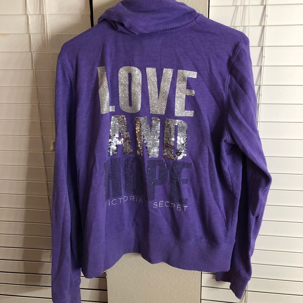 VS zip up bling hoodie